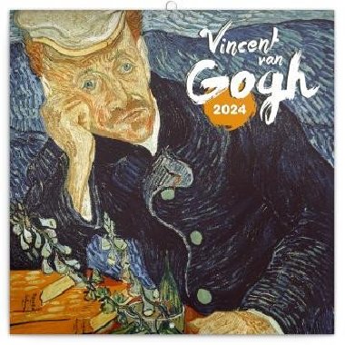Kalend 2024 nst: Vincent van Gogh, 30  30 cm - zpadn kalendarium - neuveden