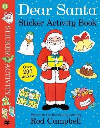 Dear Santa Sticker Activity Book - Campbell Rod