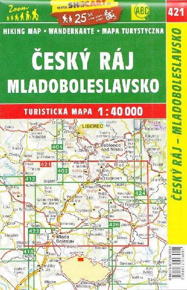 esk Rj Mladoboleslavsko mapa Shocart 1:40 000 slo 421 - Shocart