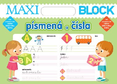 Maxi block Písmena a čísla