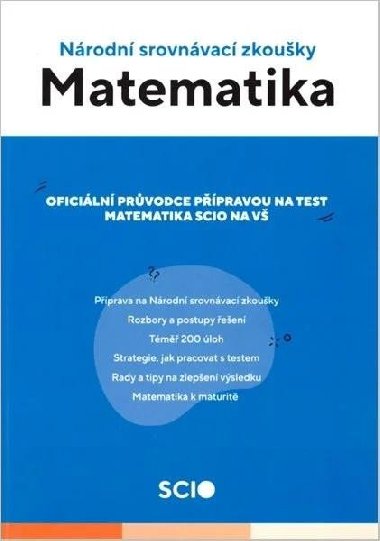 Cviebnice Matematika Scio - Nrodn srovnvac zkouky - Scio
