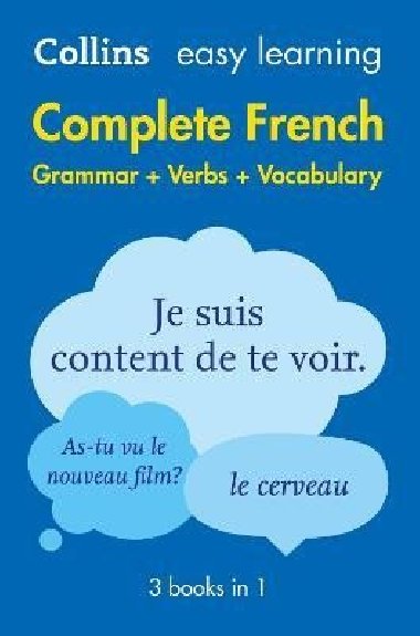 Easy Learning French Complete Grammar, Verbs and Vocabulary (3 books in 1): Trusted support for learning (Collins Easy Learning) - Collins Dictionaries