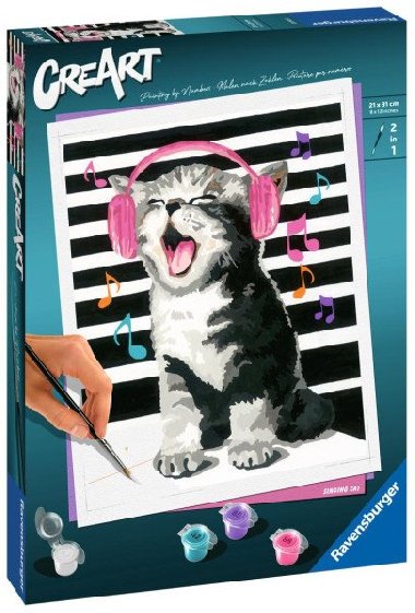 CreArt Zpívající kočka - neuveden