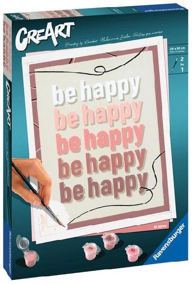CreArt Buď šťastný: Be happy - neuveden
