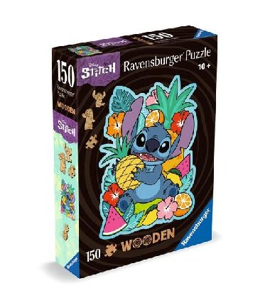 Dřevěné puzzle Disney: Stitch 150 dílků - neuveden
