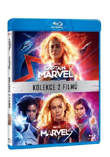 Captain Marvel + Marvels kolekce 2 filmů 2BD - neuveden