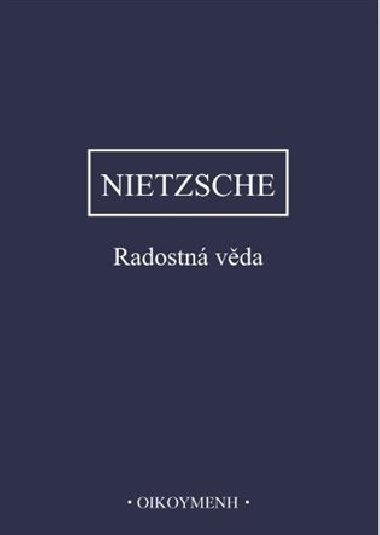 Radostn vda - Friedrich Nietzsche