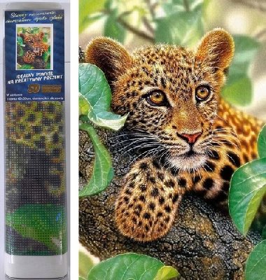Diamantové malování Leopard - Norimpex
