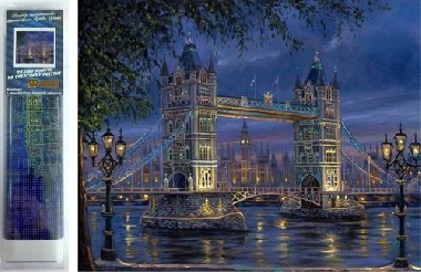 Diamantové malování Noční Tower Bridge - Norimpex