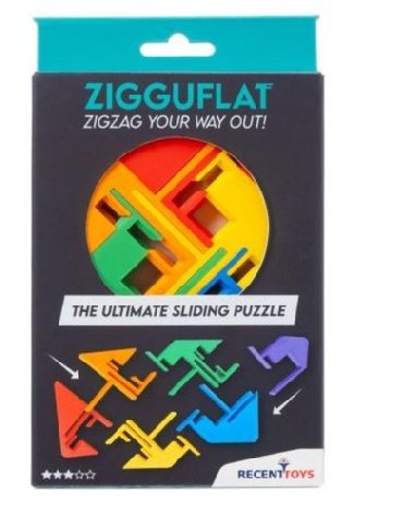 Recenttoys Hlavolam - Zigguflat Puzzle - neuveden