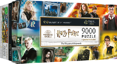 Puzzle UFT Harry Potter Bradavické koleje 9000 dílků
