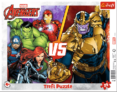 Puzzle Nepřemožitelný tým Avengers 25 dílků