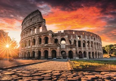 Puzzle Západ slunce v Římě 1000 dílků - neuveden
