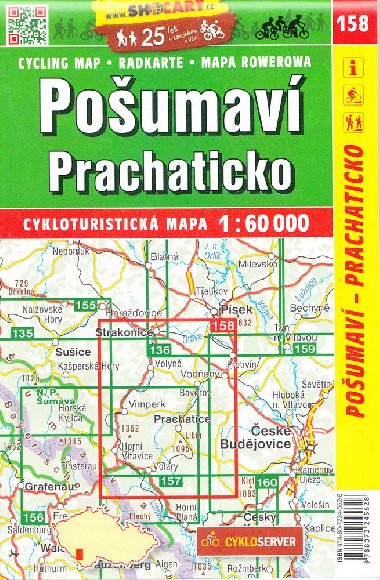 Poumav Prachaticko - mapa Shocart 1:60 000 slo 158 - ShoCart