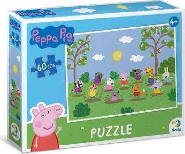 Puzzle Prasátko Peppa: Zábava na sluníčku 60 dílků - neuveden
