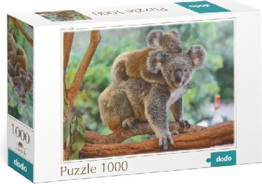 Puzzle Koala s mládětem 1000 dílků - neuveden
