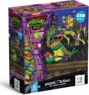 Puzzle Želvy Ninja: Donatelo a Michelangelo 250 dílků - neuveden