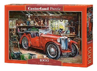 Castorland Puzzle - Veterán v garáži 1000 dílkú - neuveden