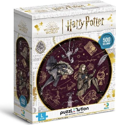 Puzzle Harry Potter: Brumbál, Hermiona a Lenka 500 dílků - neuveden