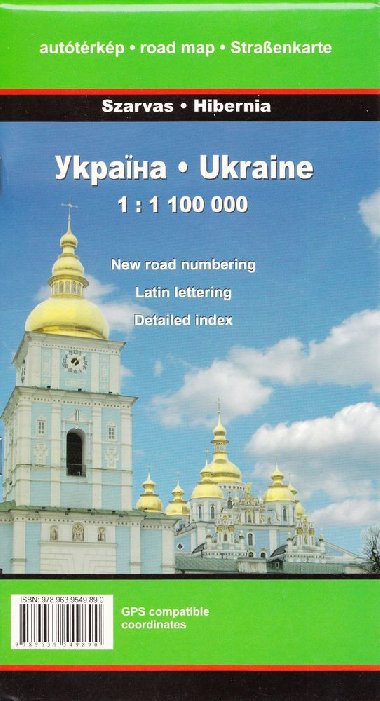 Ukrajina mapa 1:1 100 000 - Hibernia