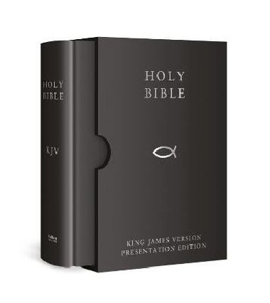 HOLY BIBLE: King James Version (KJV) Black Presentation Edition - King James Version