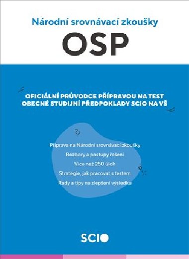 Cvičebnice Obecné studijní předpoklady Scio 2022/23 - Národní srovnávací zkoušky - neuveden