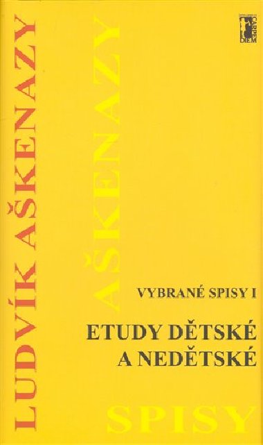 ETUDY DTSK A NEDTSK - Ludvk Akenazy