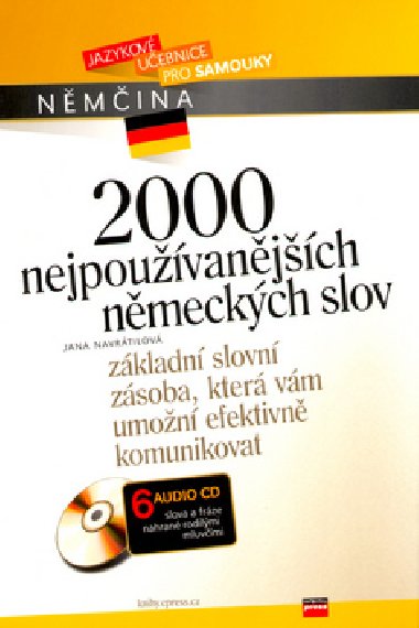 2000 NEJPOUVANJCH NMECKCH SLOV + 6 CD - Jana Navrtilov