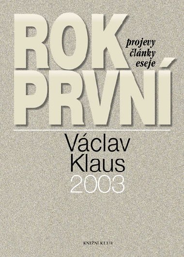 ROK PRVN 2003 - Vclav Klaus