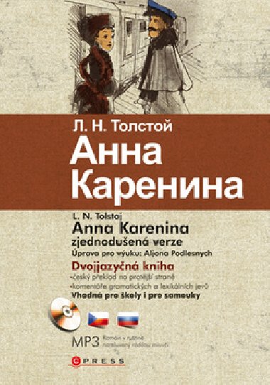 Anna Karenina dvojjazyn kniha etina rutina - Lev Nikolajevi Tolstoj