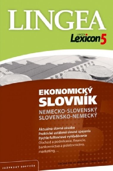 LEXICON5 EKONOMICK SLOVNK NEMECKO-SLOVENSK SLOVENSKO-NEMECK - 