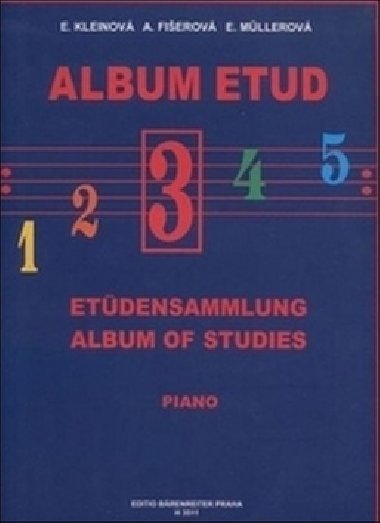 Album etud 3 - piano - Kleinov, Fierov, Mllerov