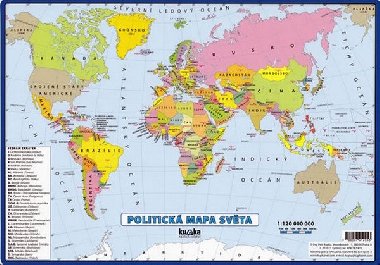 Politick mapa svta - Kupka