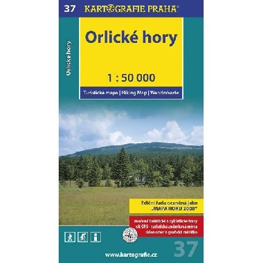 M ORLICK HORY - TURISTICK MAPA 37 - 1:50 000