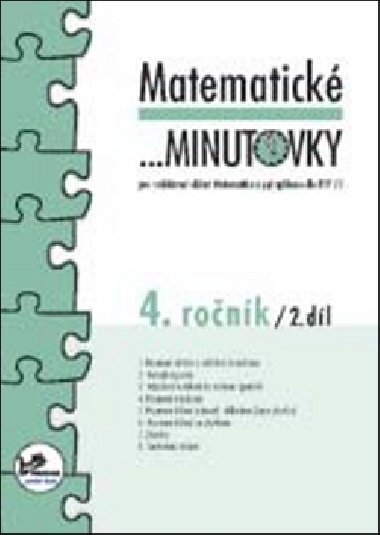 Matematick minutovky 4. ronk / 2. dl - Hana Mikulenkov; Josef Molnr