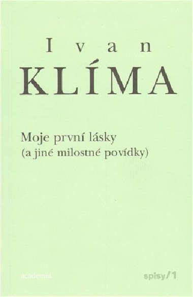 MOJE PRVN LSKY (A JIN MILOSTN POVDKY) - Ivan Klma