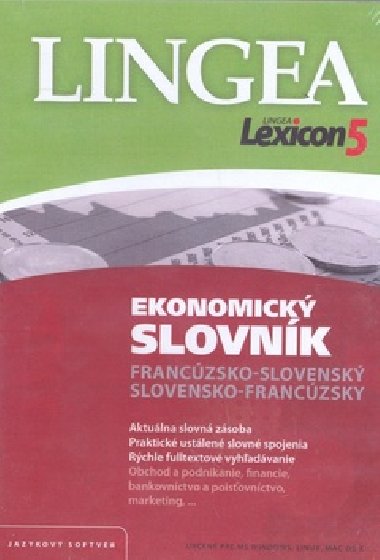 LEXICON5 EKONOMICK SLOVNK FRANCZSKO-SLOVENSK SLOVENSKO-FRANCZSKY - 