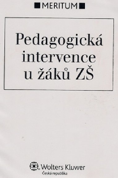 PEDAGOGICK INTERVENCE U K Z - Kolektiv autor