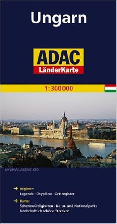 Maarsko - automapa 1:300 000 (ADAC) - ADAC