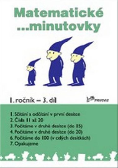 Matematick minutovky 1. ronk / 3. dl - Josef Molnr; Hana Mikulenkov