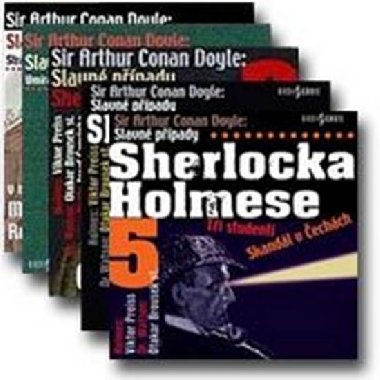 Slavn ppady Sherlocka Holmese 1 - 5 - CD Audio - Arthur Conan Doyle; Milo Kopeck; Viktor Preiss; Frantiek Nmec