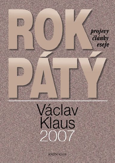ROK PT 2007 - Vclav Klaus