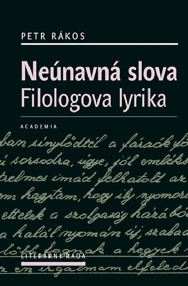 NENAVN SLOVA - Petr Rkos