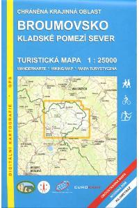 Bromovsko - Kladsk pomez sever - turistick mapa 1:25 000 Rosy - Rosy