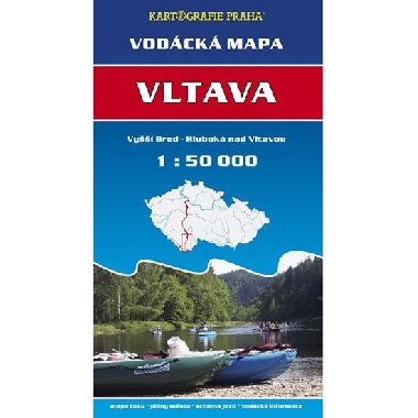 Vltava - vodck mapa 1:50 000 - Kartografie