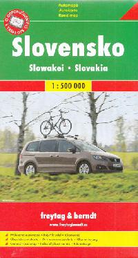 Slovensko mapa 1:500 000 Freytag a Berndt - Freytag a Berndt