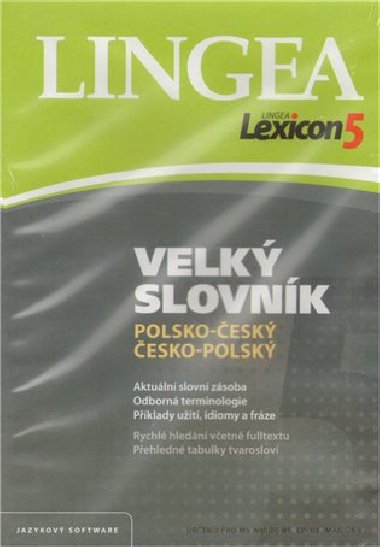 LEXICON5 POLSK VELK SLOVNK - 