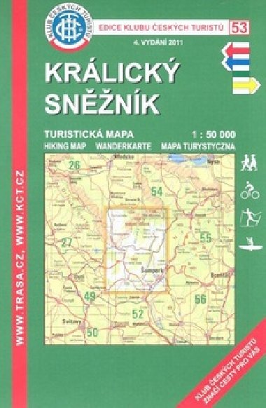 Kralick Snnk - turistick mapa KT slo 53 - Klub eskch Turist