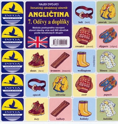 Anglitina 7. Odvy a doplky - vukov pexeso - Antonn plchal