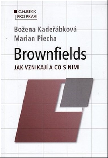 BROWNFIELDS JAK VZNIKAJ A CO S NIMI - Boena Kadebkov; Marian Piecha